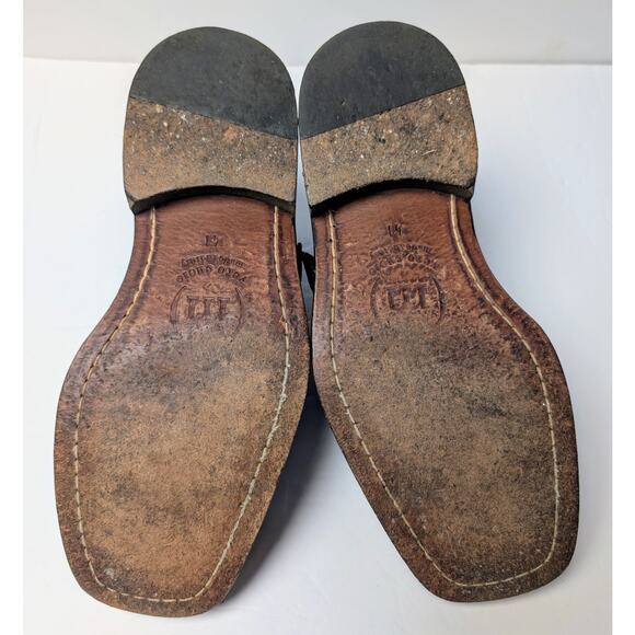 Dominus Monk Strap Dressy Loafers MENS SIZE EU 41 US 8 Caramel Leather Italy - Picture 5 of 6